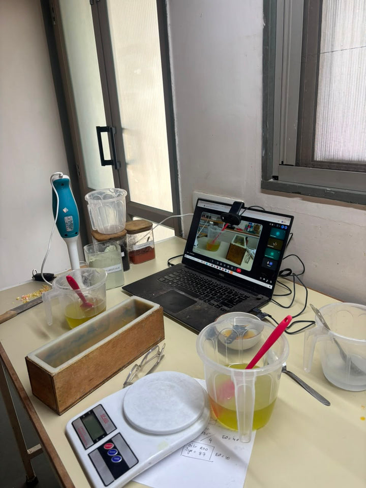 Online cold process soap masterclass