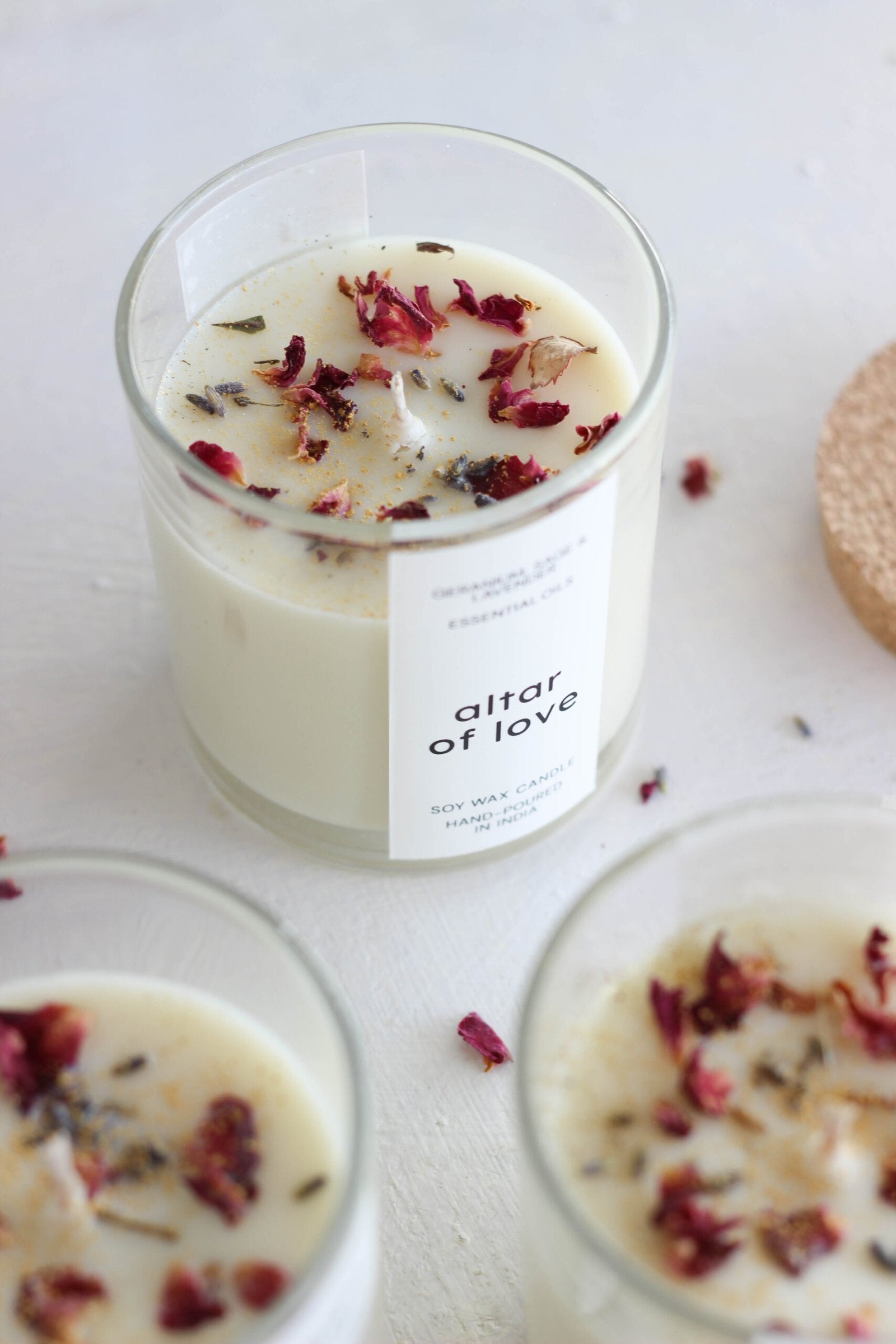 Altar Of Love Glass Jar Soy Wax Candle