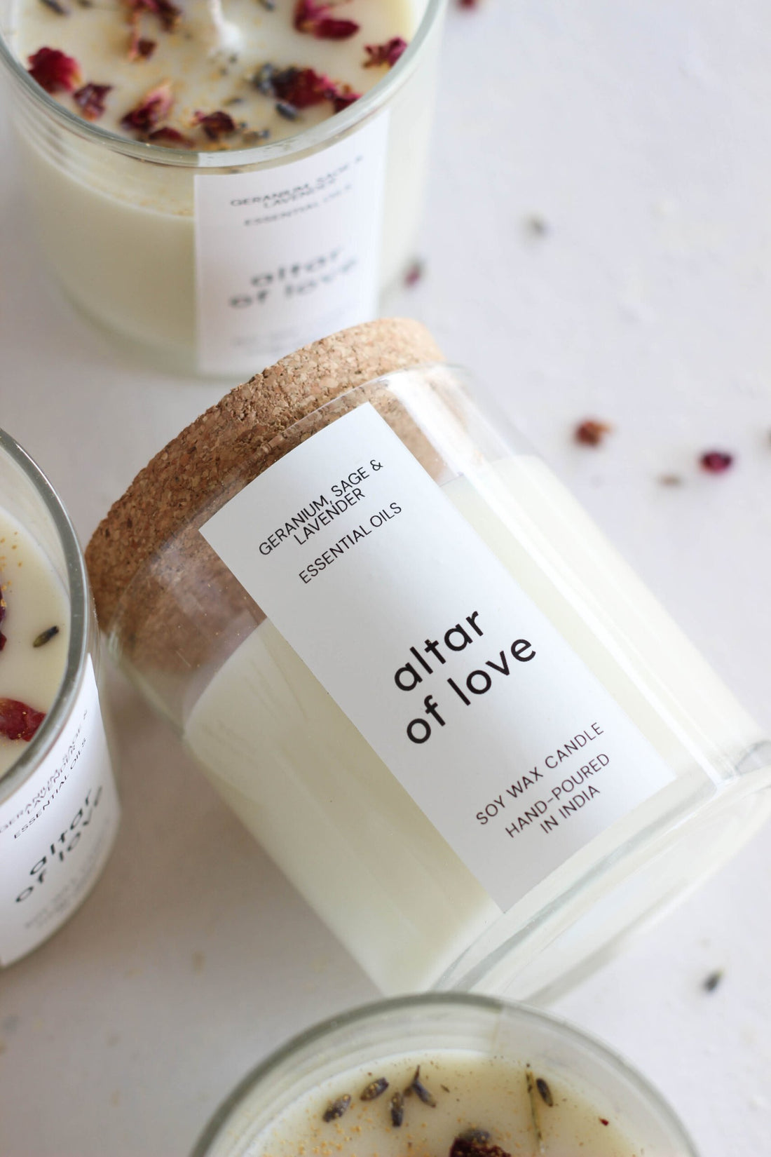 Altar Of Love Glass Jar Soy Wax Candle