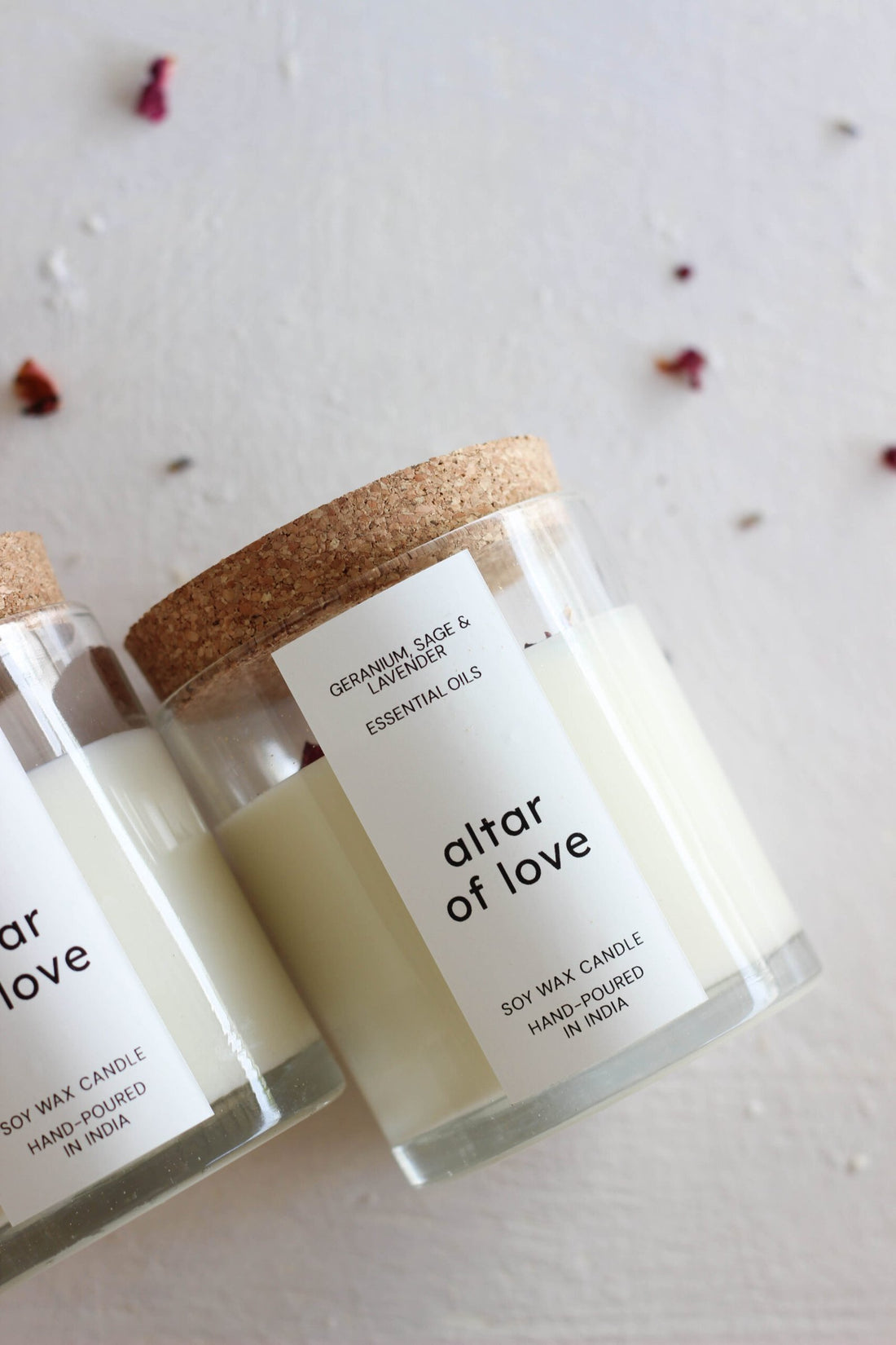 Altar Of Love Glass Jar Soy Wax Candle