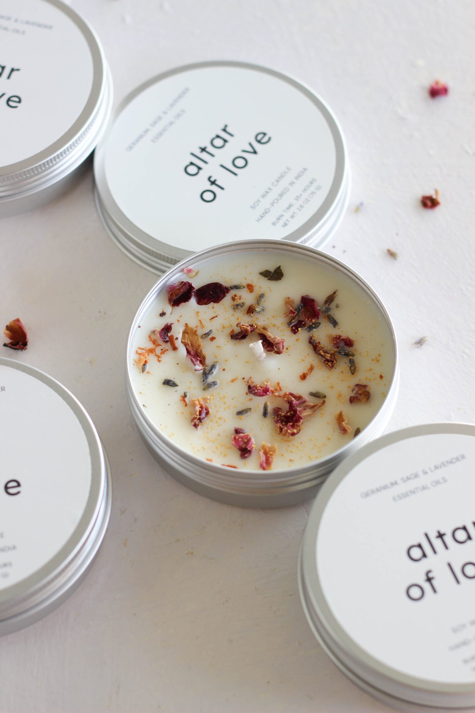 ALTAR OF LOVE TRAVEL SOY WAX CANDLE