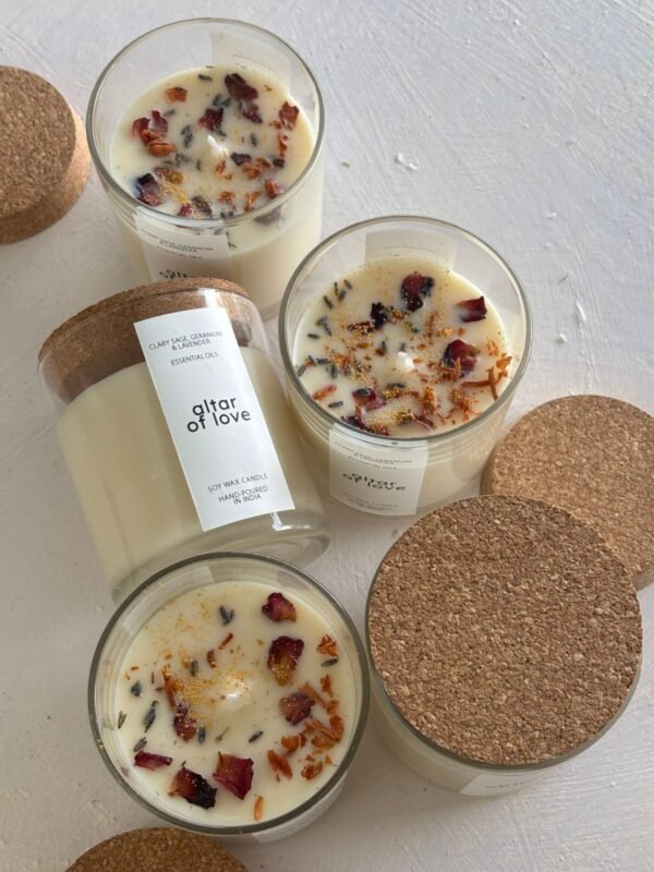 Glass Jar Soy Wax Candle